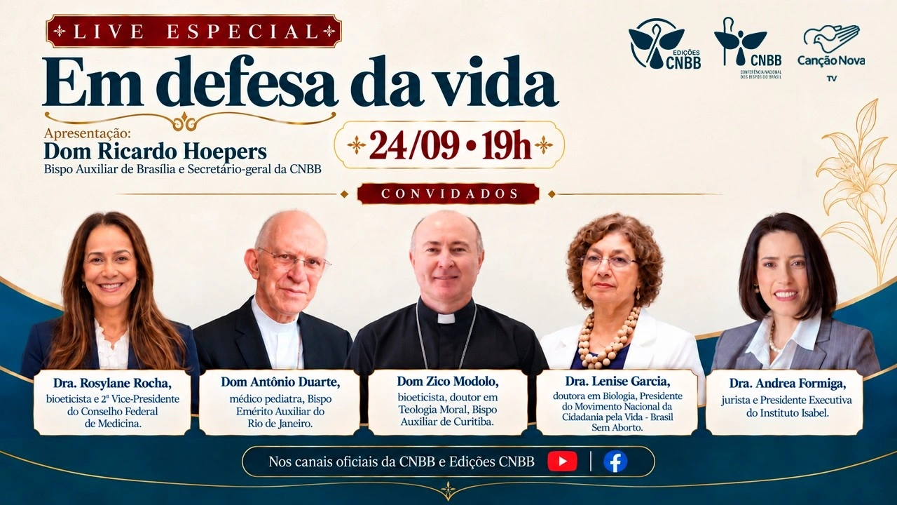 Live especial favorece diálogo sobre a posição da CNBB em defesa da vida e da dignidade humana