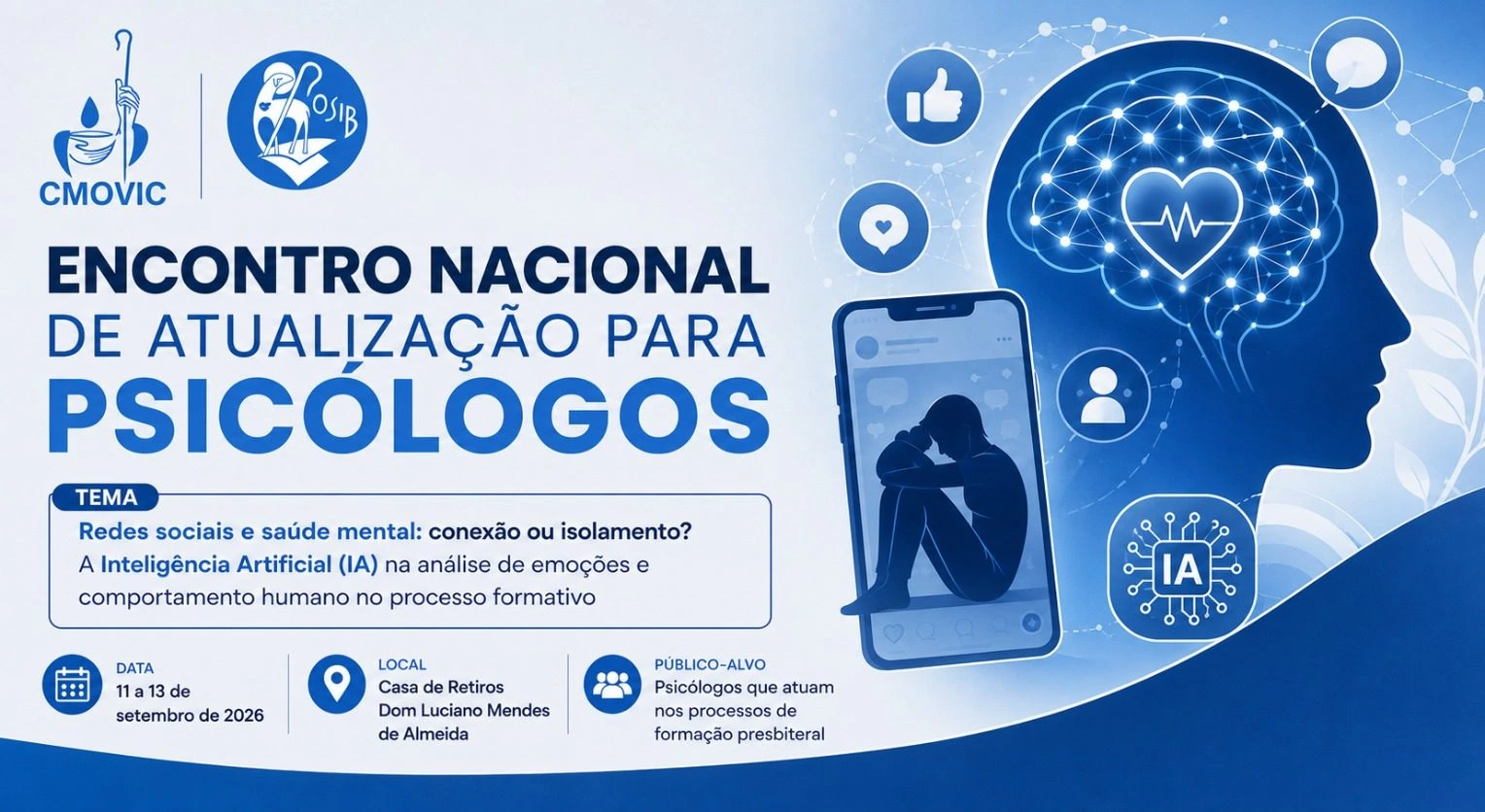 OSIB promove encontro nacional para psicólogos sobre redes sociais, saúde mental e inteligência artificial