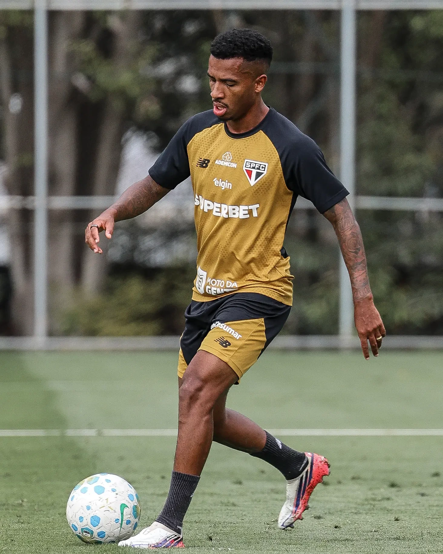 Veja fotos do último treino do São Paulo antes de encarar o Coritiba