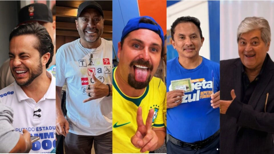 Famosos nas eleições 2026: quem foi eleito e quem ficou de fora